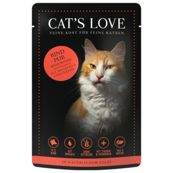Cat's Love Adult Rind Pur 85 g
