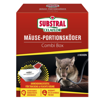 Substral Celaflor Mäuse Portionsköder Combi Box