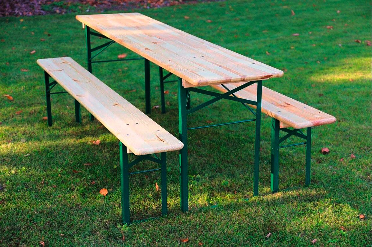 Biertischgarnitur 220 x 50 cm Lagerhaus Salzburg