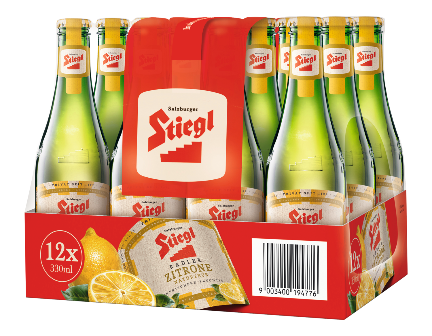 Stiegl Radler Zitrone 12 x 0,33 l Lagerhaus Salzburg