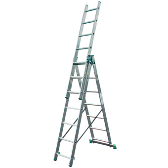 Krause Vielzweckleiter Alu 3x7 Sprossen