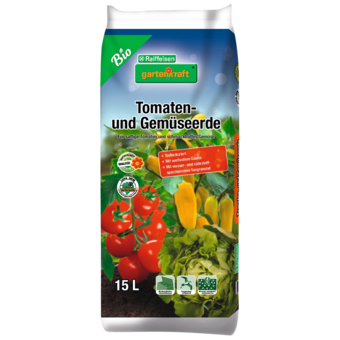 Bio Tomaten- und Gemüseerde Gartenkraft 15 l