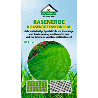 Rasen- & Rasengittersteinerde 50 l