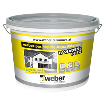 Fassadenputz KK 20 weber.pas topdry AquaBalance 30 kg