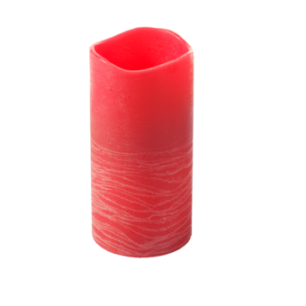 Leuchtkerze LED 7,5 x 10 cm, Rot
