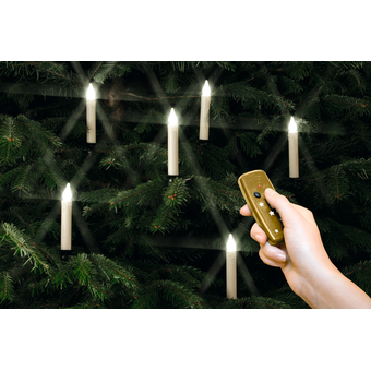 Christbaumkerzen LED kabellos 10 Stk.