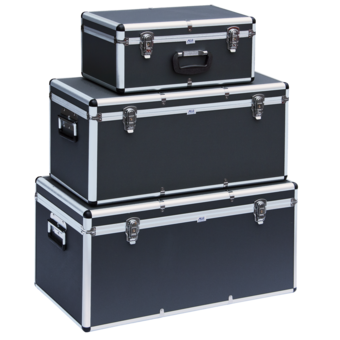 Aluboxen 3er Set Anthrazit