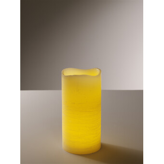 Leuchtkerze LED 20 x 10 cm, Creme