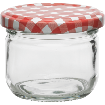 Sturzglas 6er Karo-Muster 120 ml