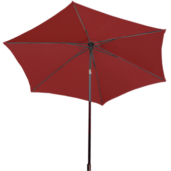 Sonnenschirm Push Up 270 Bordeaux