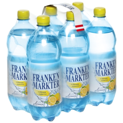 Mineralwasser Frankenmarkter Zitrone 6 x 1 l Impression #1