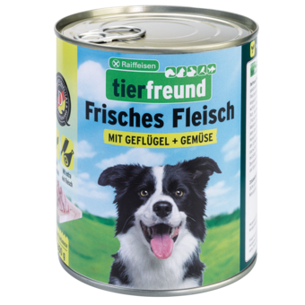 tierfreund Frischfleisch Geflügel & Gemüse 800 g