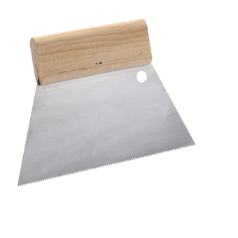 Zahnspachtel fein 2-3 mm, 18 cm
