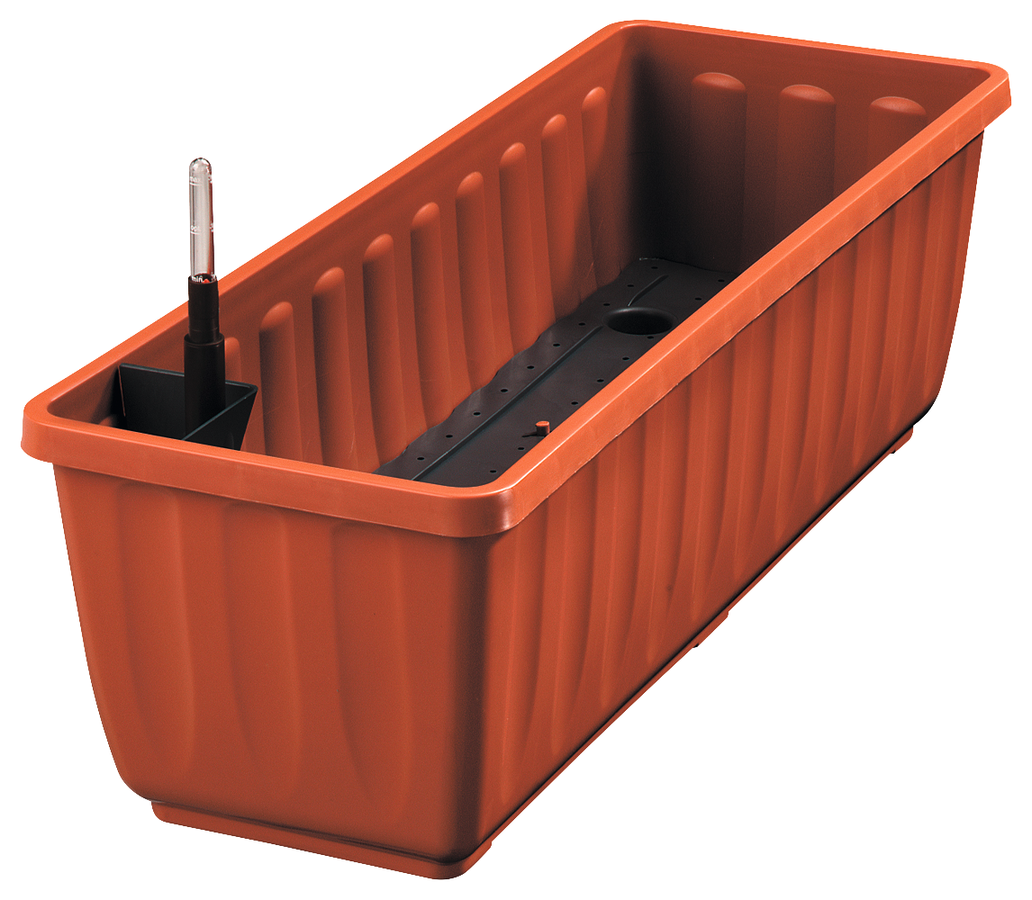 Blumenkasten inkl. Bewässerung Terracotta 100 cm