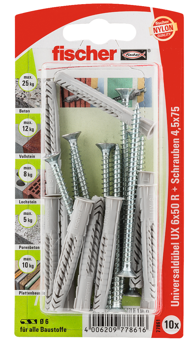 10 d�bel welche schraube