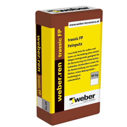 Feinputz weber.ren trassic FP 40 kg
