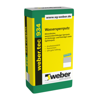 Wassersperrputz weber.tec 934 25 kg