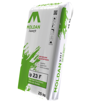 Kalk-Naturgips-Maschinenputz zum Filzen/Reiben MOLDAN ip 23 F - einlagig 25 kg
