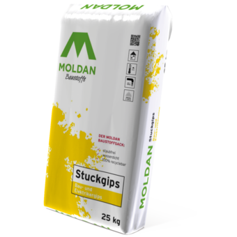 Stuckgips - Bau- und Elektrikergips MOLDAN 25 kg
