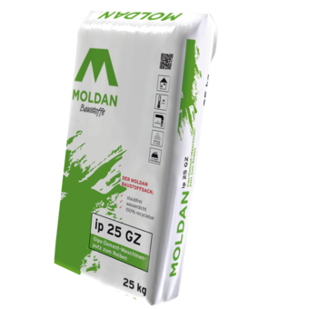 Naturgips-Zement-Maschinenputz zum Filzen/Reiben MOLDAN ip 25 GZ  25 kg