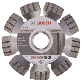 Diamanttrennscheibe Beton Ø 115 mm