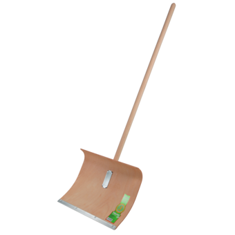 Schneeschieber Holz Profi