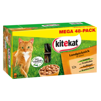 Kitekat Portionsbeutel Landpicknick 48 x 100 g