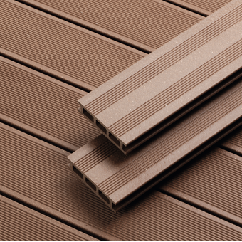 WPC Terrassendiele Lagerhaus Braun L 315 x B 12,7 x T 2,8 cm