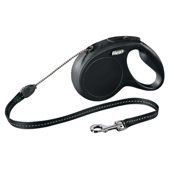 Hundeleine Flexi Classic 5 m Schwarz Gr. M