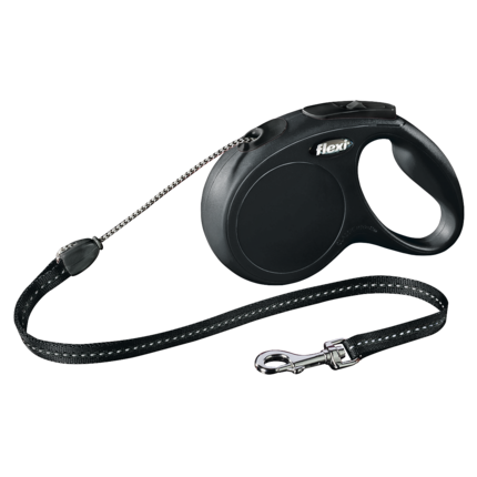 Hundeleine Flexi Classic 5 m Schwarz Gr. M