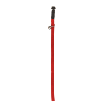 Katzenhalsband Rot mit Glöckchen