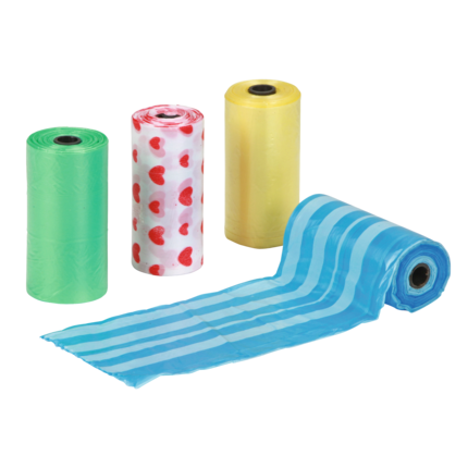 Kotbeutel 4 Rollen à 20 Beutel, bunt