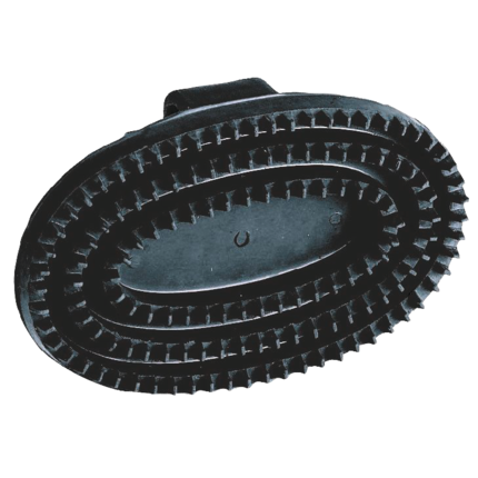 Gummistriegel oval