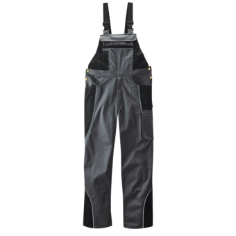 Latzhose Active Herren Anthrazit/Schwarz
