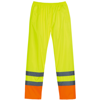 Regenhose Warnschutz Gelb/Orange Gr. M