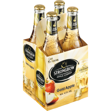 Strongbow Gold Cider 4 x 0,33 l