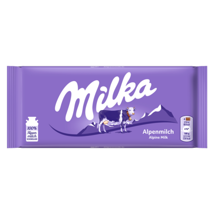 Milka Schokolade Alpenmilch 100 g