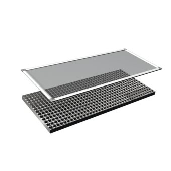 Lichtschachtabdeckung L 106 x B 44 cm