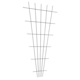 Gitterspalier Anthrazit H 150 cm