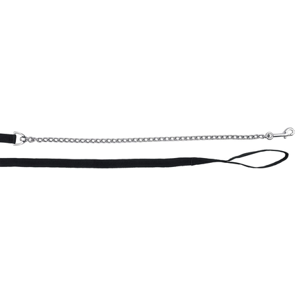 Führleine mit Kette, Schwarz, 250 cm Impression #1