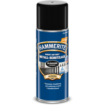 Metall-Schutzlack Spray Schwarz Glänzend 400 ml