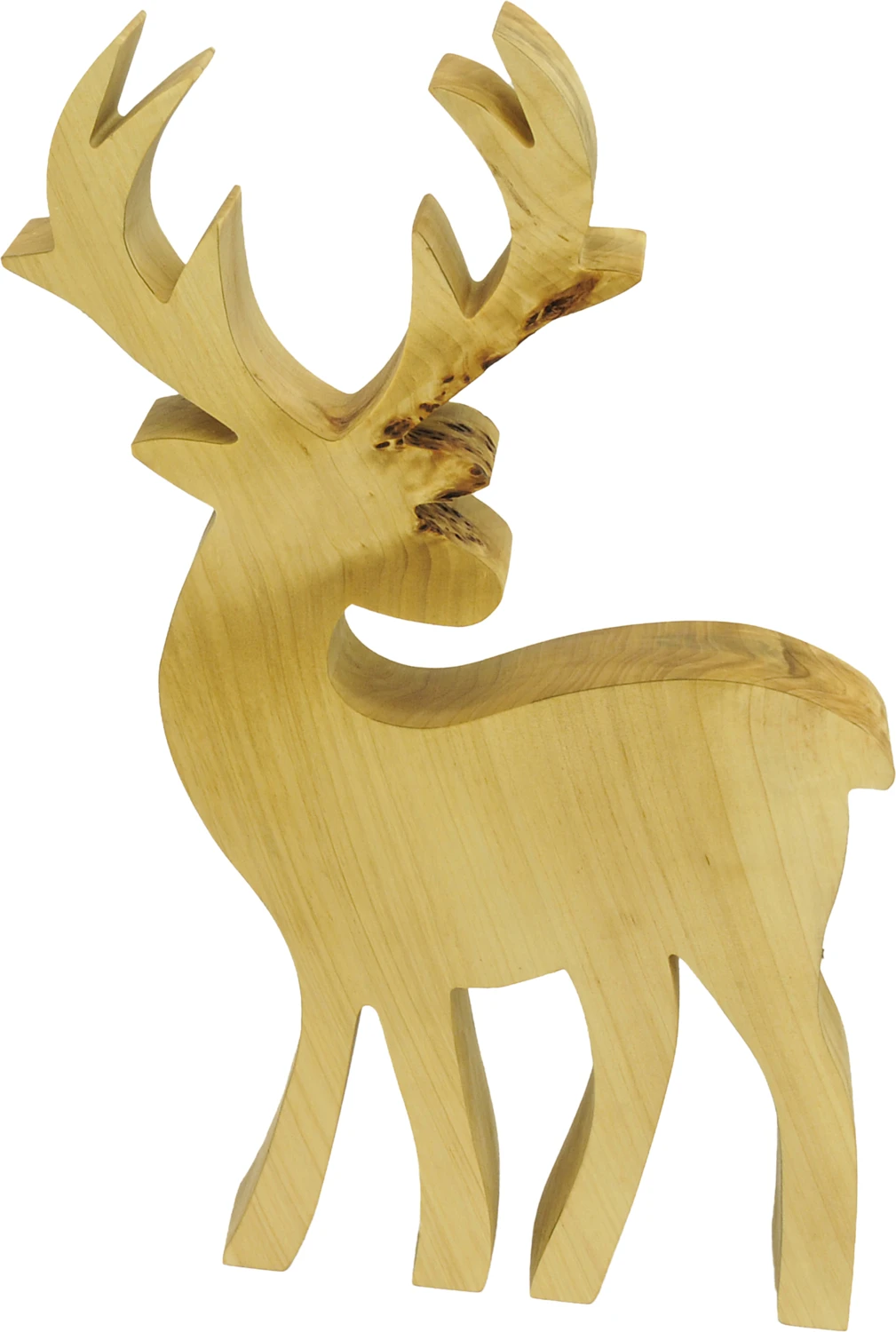 Holz Hirsch Deko