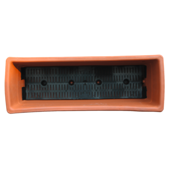 Blumenkasten Ton Aqua L 53 x B 20 cm