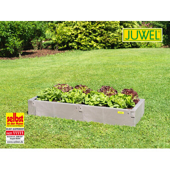 Hochbeet Timber Aufbauset L 130 x B 60 x H 20 cm
