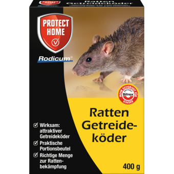 Rodicum Ratten Getreideköder 400 g