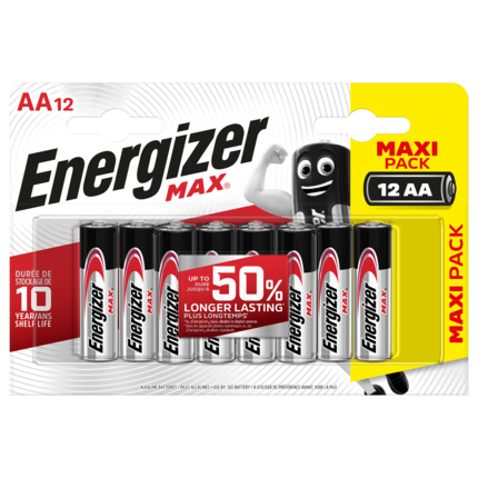 Batterie Energizer Alkaline AA 1.5 V Max