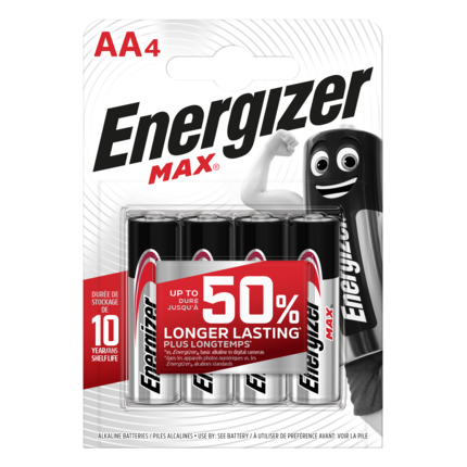 Batterie Energizer Alkaline AA 1.5 V Max