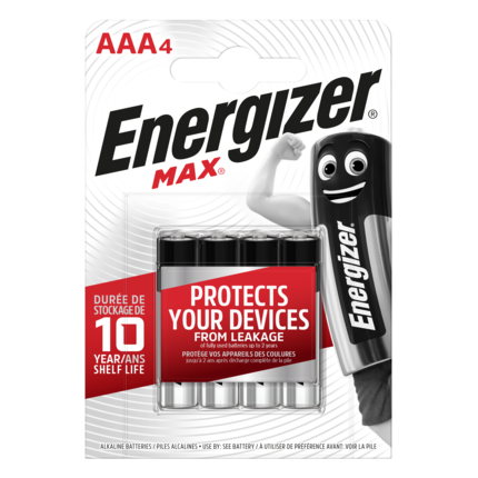 Batterie Energizer Alkaline AAA 1.5 V Max