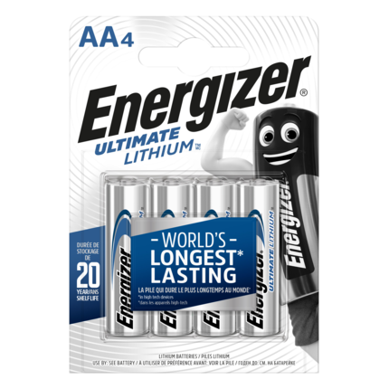 Batterie Energizer Ultimate Lithium AA