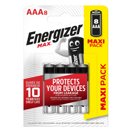 Batterie Energizer Alkaline AAA 1.5 V Max